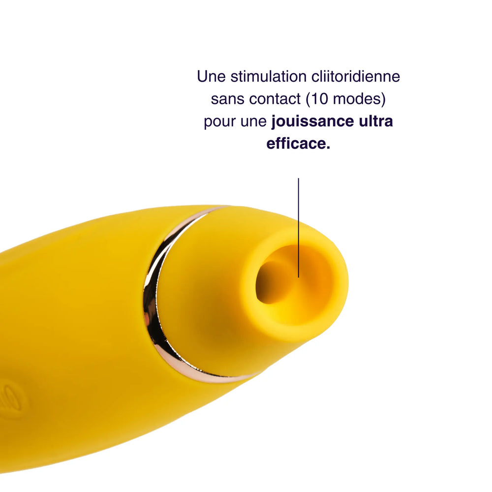 Banana power sex toy estimulador de clítoris 2 en 1 y vibrador de punto G de Mon Amour